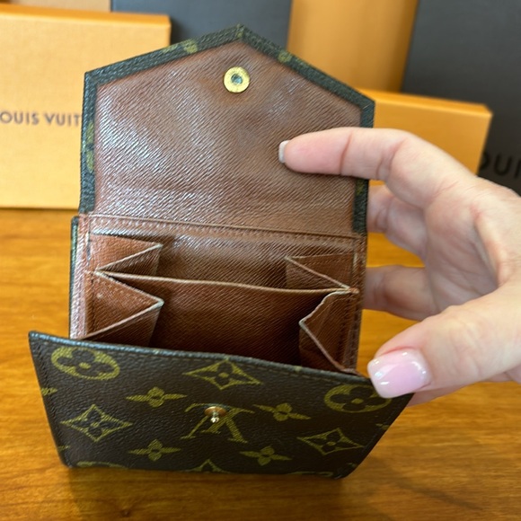 LOUIS VUITTON MONOGRAM PORTE-MONNAIE BILLETS CHANGE BILL HOLDER WALLET COIN 🤎🧡 - Picture 10 of 17
